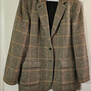 Ralph Lauren Hartwist houndstooth Jacket Size 16